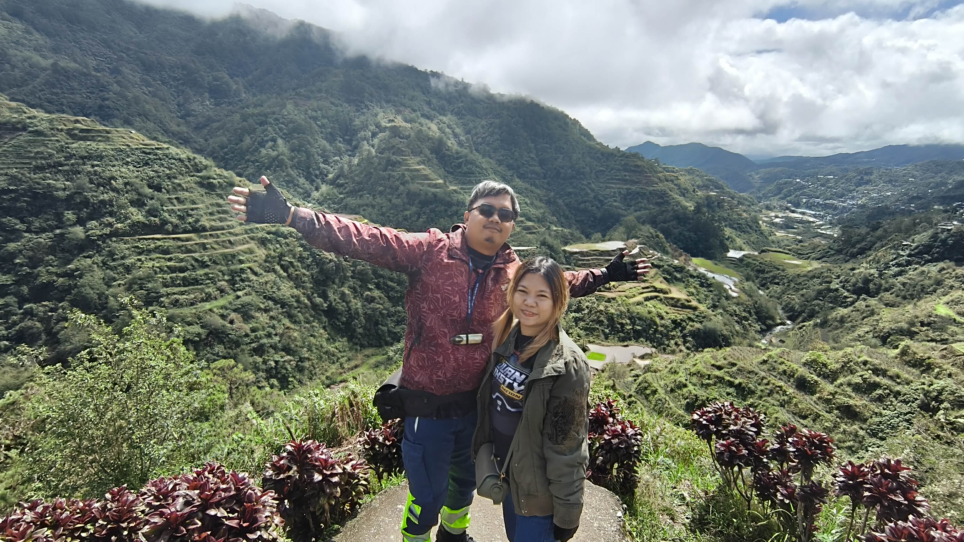Us together in the mountains
